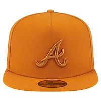 Casquette ajustée A-Frame 59FIFTY orange des Braves d'Atlanta pour homme de New Era