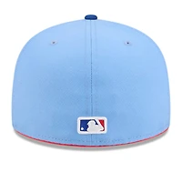 Men's New Era  Powder Blue Atlanta Braves City Connect 59FIFTY Fitted Hat