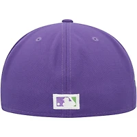 Casquette ajustée 59FIFTY pour homme avec écusson latéral vert lime des Atlanta Braves New Era
