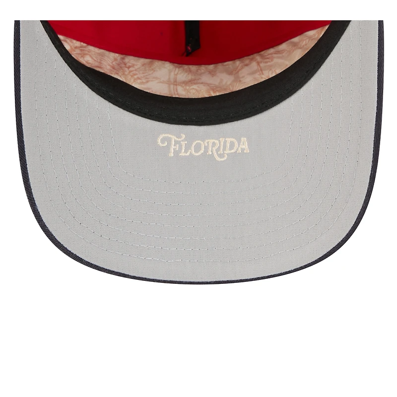 Casquette ajustable New Era rouge/marine Atlanta Braves 2026 Spring Training 19TWENTY pour homme