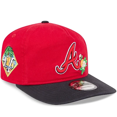 Casquette ajustable New Era rouge/marine Atlanta Braves 2026 Spring Training 19TWENTY pour homme