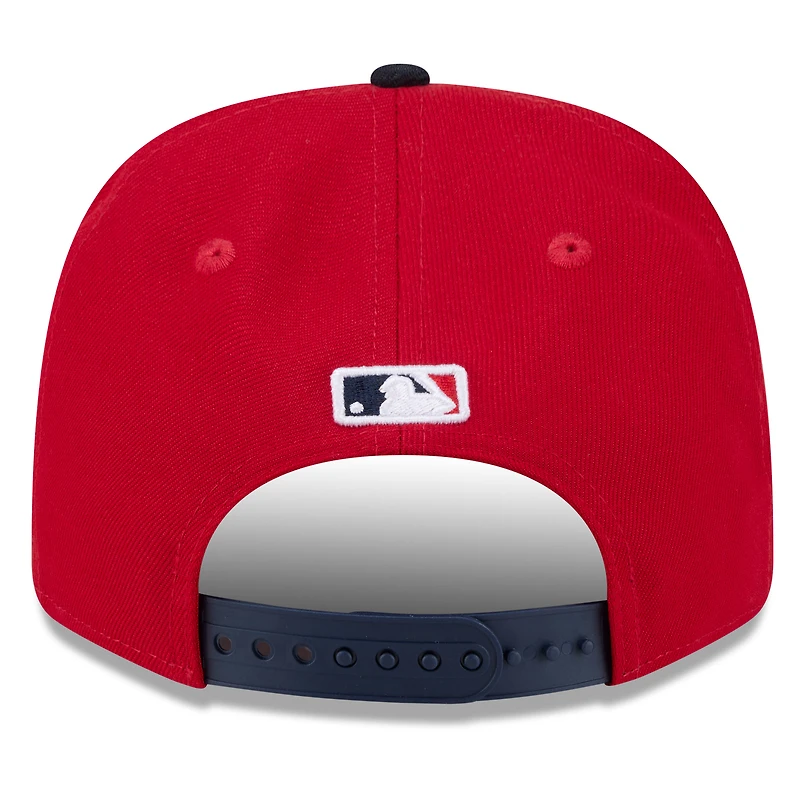 Men's New Era Red/Navy Atlanta Braves 2026 Spring Training 9SEVENTY Adjustable Hat