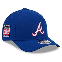 Casquette ajustable New Era Royal Atlanta Braves 2026 Baseball Hall of Fame 9FORTY M-Crown pour homme