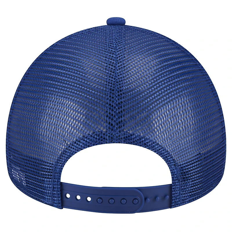 Men's New Era Royal Atlanta Braves 9FORTY A-Frame Trucker Adjustable Hat