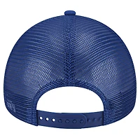 Men's New Era Royal Atlanta Braves 9FORTY A-Frame Trucker Adjustable Hat