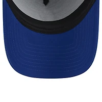 Casquette ajustable New Era Royal Atlanta Braves 9FORTY A-Frame Trucker pour homme
