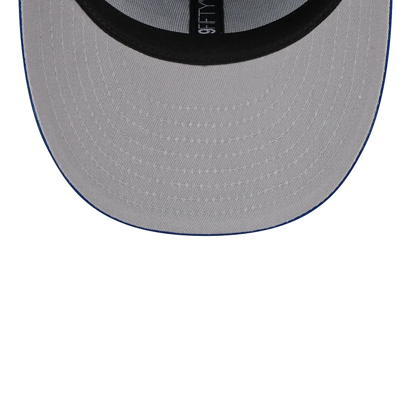 Men's New Era  Royal Atlanta Braves White Logo Low Profile 59FIFTY Fitted Hat