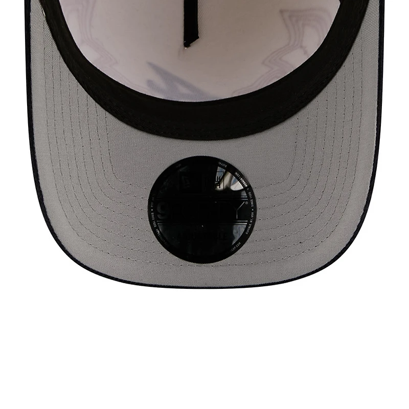 Men's New Era Stone Atlanta Braves Western Stitch 9FORTY A-Frame Adjustable Hat