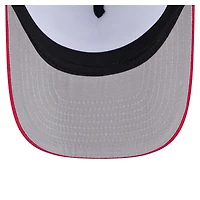 Men's New Era  White/Red Atlanta Braves Foodie A-Frame 9FIFTY Trucker Snapback Hat