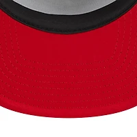 Men's New Era White/Red Atlanta Braves Team Foam Front A-Frame Trucker 9FIFTY Snapback Hat