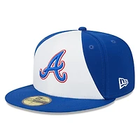 Casquette ajustée New Era 2023 City Connect 59FIFTY pour homme des Braves d'Atlanta, blanc/royal