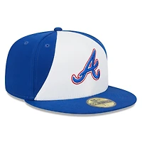 Casquette ajustée New Era 2023 City Connect 59FIFTY pour homme des Braves d'Atlanta, blanc/royal