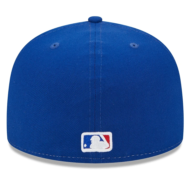 Casquette ajustée New Era 2023 City Connect 59FIFTY pour homme des Braves d'Atlanta, blanc/royal