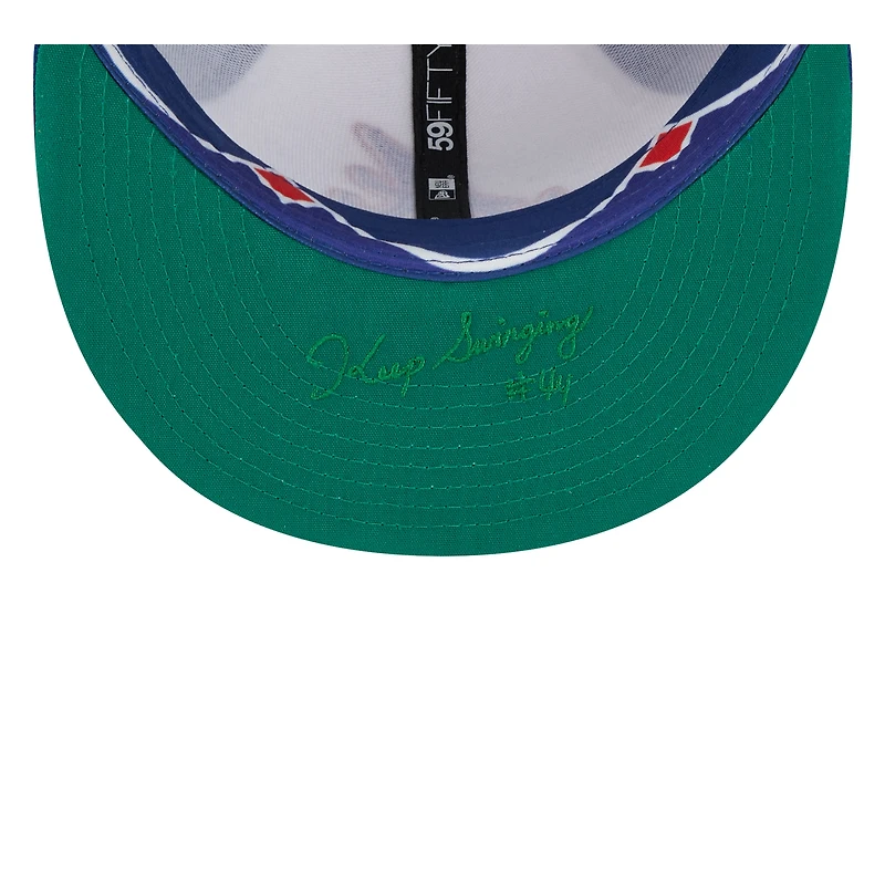Casquette ajustée New Era 2023 City Connect 59FIFTY pour homme des Braves d'Atlanta, blanc/royal