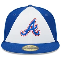 Casquette ajustée New Era 59FIFTY Atlanta Braves 2023 blanche et bleue