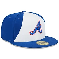 Casquette ajustée New Era 59FIFTY Atlanta Braves 2023 blanche et bleue