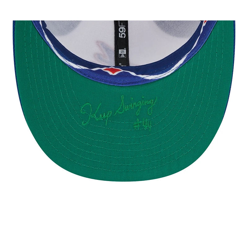 Men's New Era White/Royal Atlanta Braves 2023 City Connect Low Profile 59FIFTY Fitted Hat