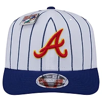 Men's New Era White/Royal Atlanta Braves 2024 Big League Chew Original 9SEVENTY Adjustable Hat