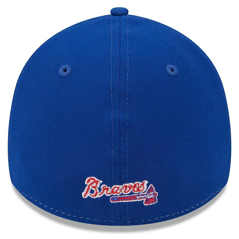 Casquette New Era 39THIRTY Flex blanche des Braves d'Atlanta 2027 City Connect pour homme