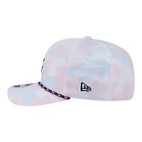 Casquette ajustable New Era blanche Atlanta Braves Camo Rope 9SEVENTY pour homme