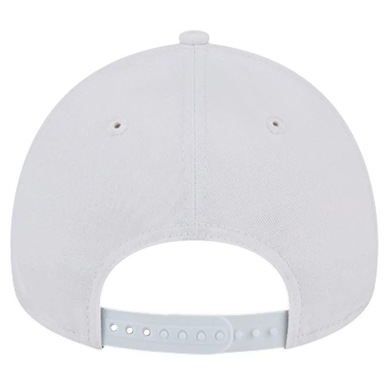 Men's New Era White Atlanta Braves TC A-Frame 9FORTY Adjustable Hat