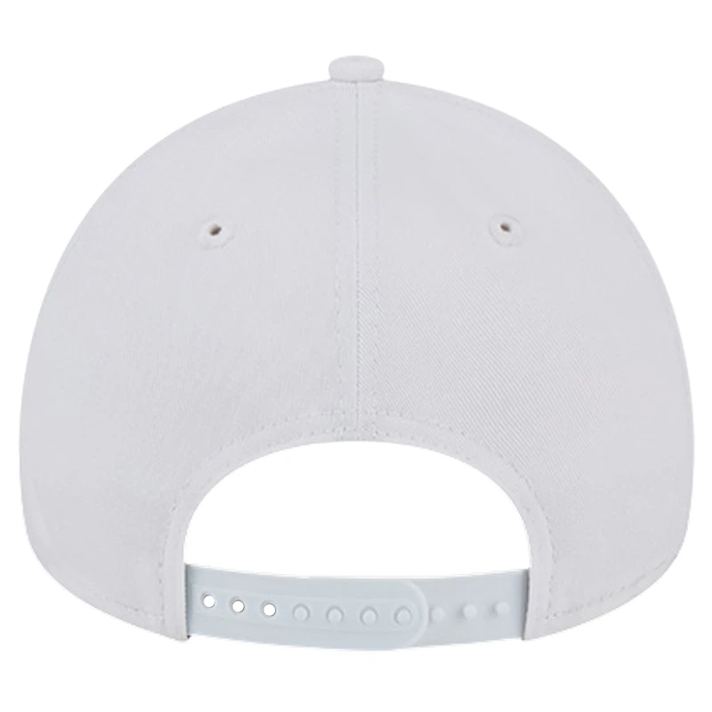 Casquette réglable Atlanta Braves TC A-Frame 9FORTY New Era blanche pour hommes