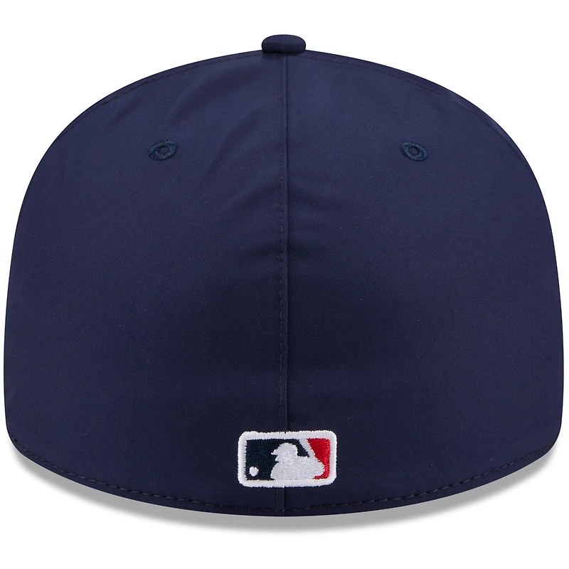 Casquette ajustée New Era x GORE-TEX bleu marine Atlanta Braves 59FIFTY pour homme