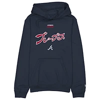 Men's New Era x Hyperfly Navy Atlanta Braves Hoodie