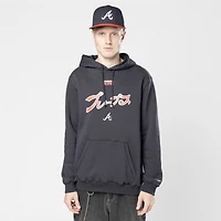 Sweat à capuche bleu marine New Era x Hyperfly des Atlanta Braves pour homme