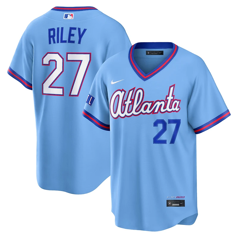 Men's Nike Austin Riley Powder Blue Atlanta Braves 2026 City Connect Stadium Jersey