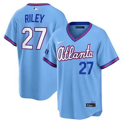 Men's Nike Austin Riley Powder Blue Atlanta Braves 2026 City Connect Stadium Jersey