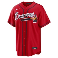 Men's Nike Austin Riley Red Atlanta Braves Alternate 2 Replica Jersey