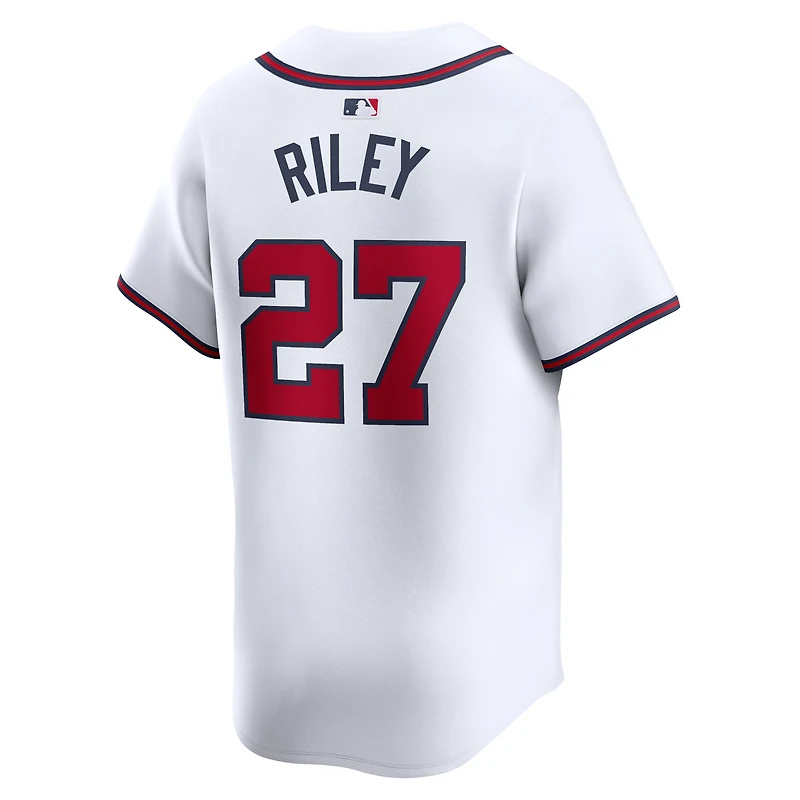 Maillot de joueur Nike Austin Riley Atlanta Braves Home Limited blanc pour homme