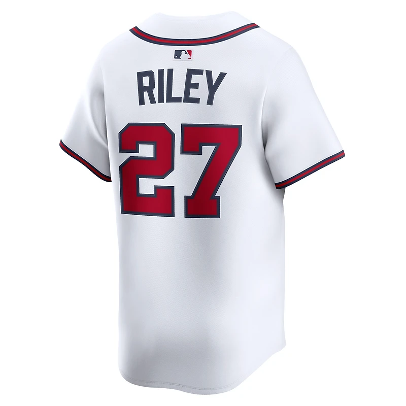 Men's Nike Austin Riley White Atlanta Braves Home Limited Player Jersey
