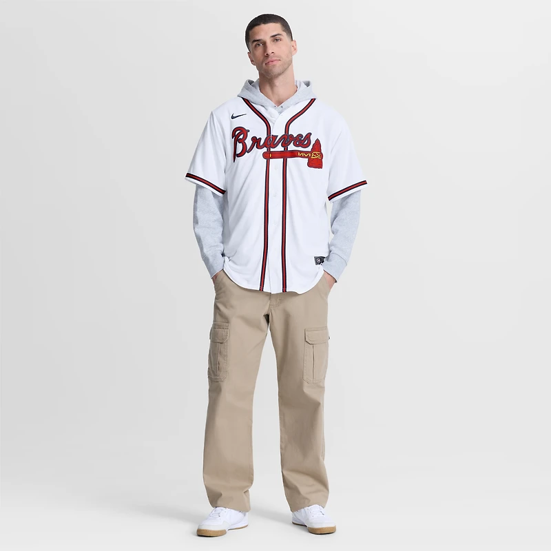 Men's Nike Austin Riley White Atlanta Braves Home Replica Jersey