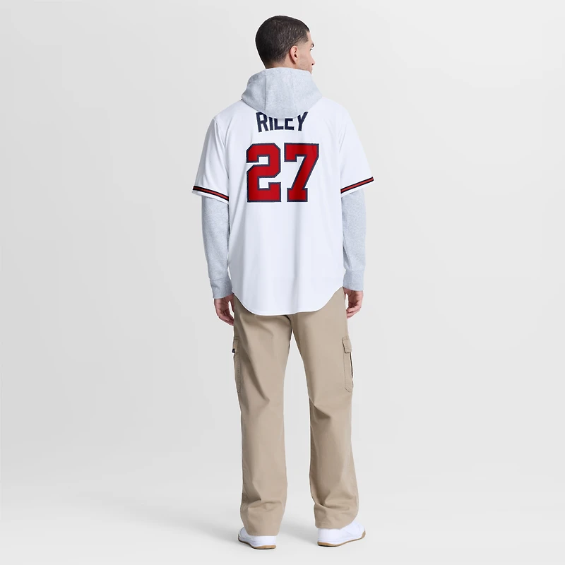 Men's Nike Austin Riley White Atlanta Braves Home Replica Jersey