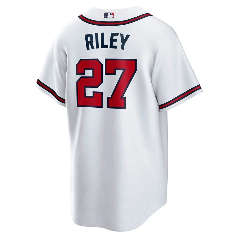 Men's Nike Austin Riley White Atlanta Braves Home Replica Player Jersey