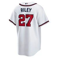 Men's Nike Austin Riley White Atlanta Braves Home Replica Player Jersey