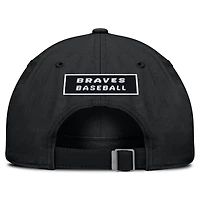 Men's Nike  Black Atlanta Braves Primetime Club Adjustable Hat