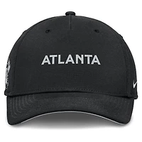 Men's Nike  Black Atlanta Braves Rise Performance Adjustable Hat