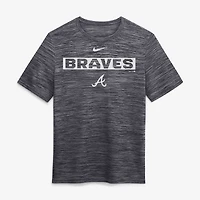 Men's Nike Black Atlanta Braves Velocity Dri-FIT T-Shirt