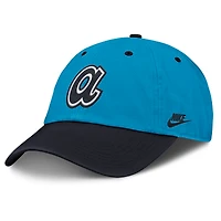 Casquette ajustable Nike Atlanta Braves Neon 90s Club bleu/bleu marine pour homme