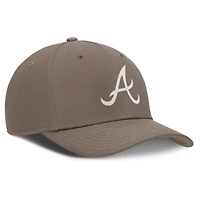 Men's Nike Brown Atlanta Braves Rise Performance Adjustable Hat