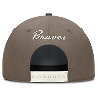 Men's Nike Brown Atlanta Braves Rise Performance Adjustable Hat
