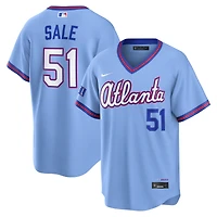Men's Nike Chris Sale Powder Blue Atlanta Braves 2026 City Connect Stadium Jersey