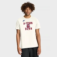 T-shirt Nike crème pour homme, collection Atlanta Braves Cooperstown, inspiré des années 70