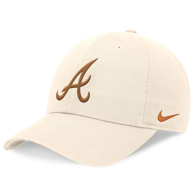 Casquette ajustable Nike Dunk Club Atlanta Braves crème pour homme