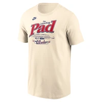 Men's Nike Cream Atlanta Braves Local Home Town T-Shirt