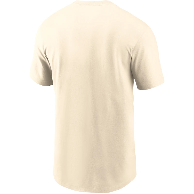 T-shirt Nike crème pour hommes des Atlanta Braves de la ville natale locale
