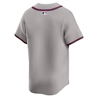 Men's Nike Gray Atlanta Braves Road Limited Jersey